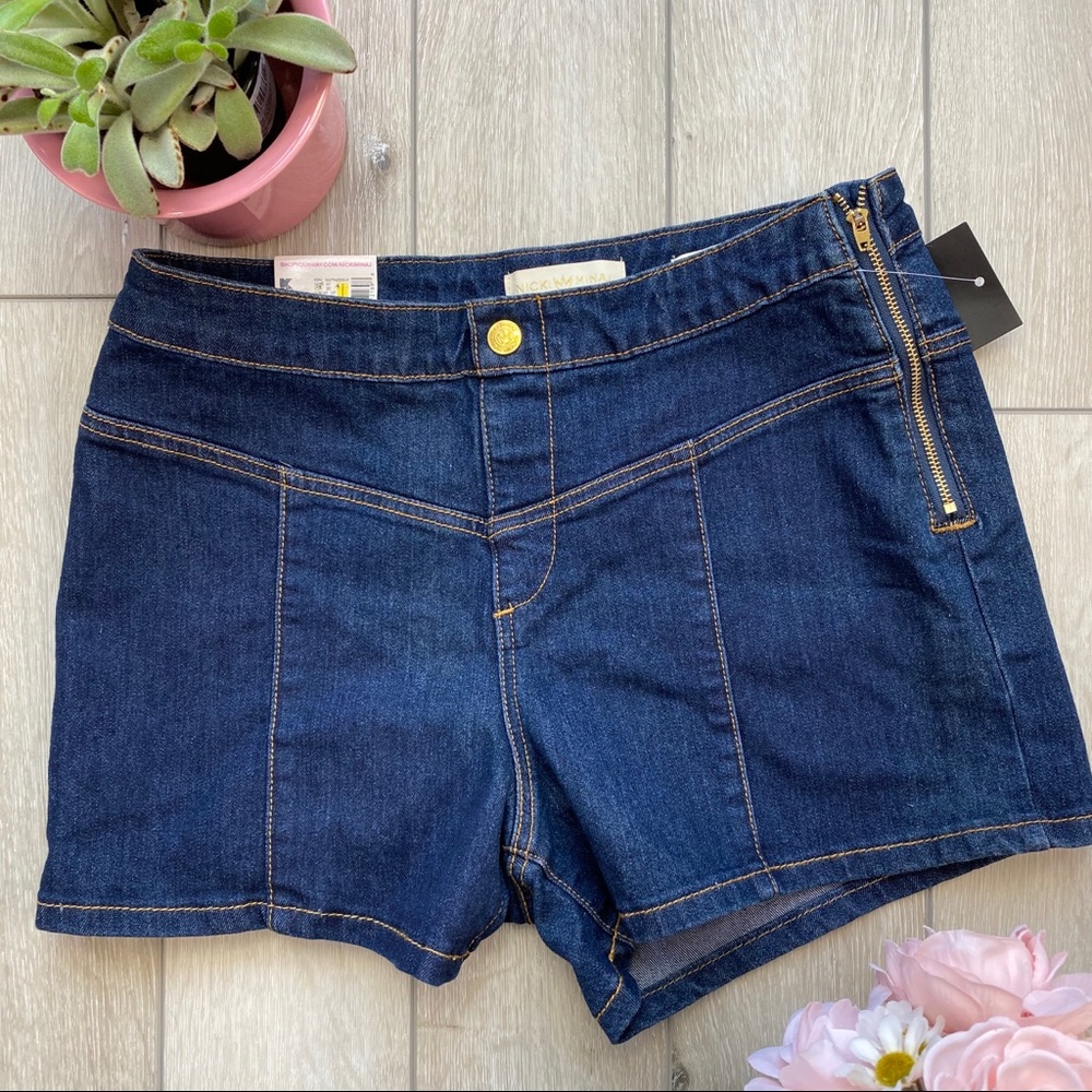 SOLD - Nicki Minaj High Rise Dark Festival Shorts